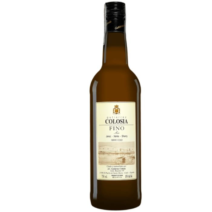 Fino Gutiérrez COLOSIA, vino generoso elaborado con uva palomino